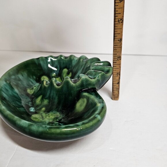 Beauce Beauceware Canada Vntage Pottery Cigarette Cigar Ashtray Green 1185 - Picture 6 of 7